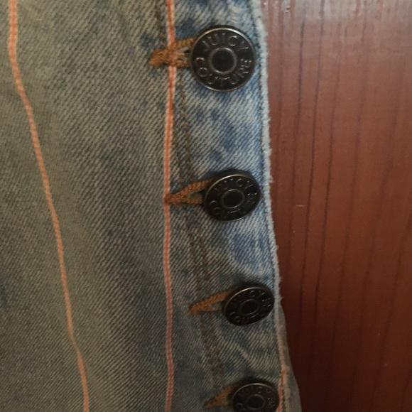 Juicy Couture Black Label Denim Stripe Skirt - Picture 5 of 8